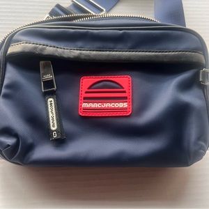 Marc Jacobs Sport Belt Bag In Blue Sea/Waist Bag/Nylon/Nvy